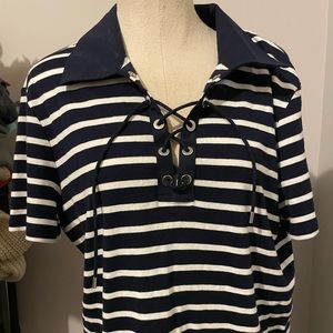 Ladies size large Ralph Lauren dress/casual shirt.